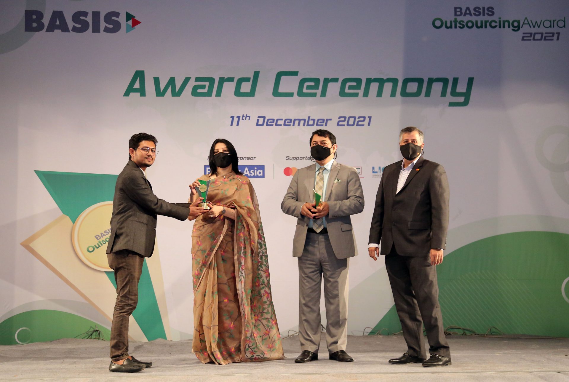 BASIS Outsourcing Award Winner-2021 in the district level individual category